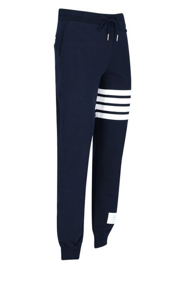 THOM BROWNE Men's Blue 4-Bar Sweatpants for FW24