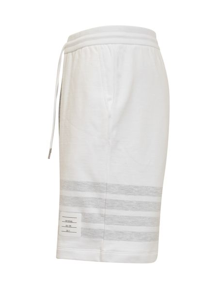 THOM BROWNE Multicoloured Cotton Bermuda Shorts for Men - SS23 Collection