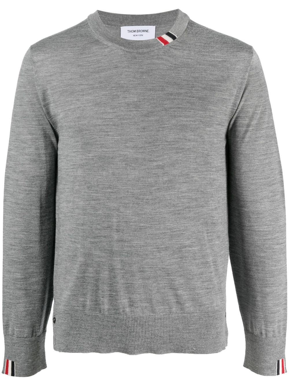 男裝灰色羊毛立領運動衫 來自FW23系列