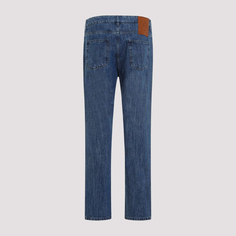 ETRO Blue Cotton Men's Jeans for SS24