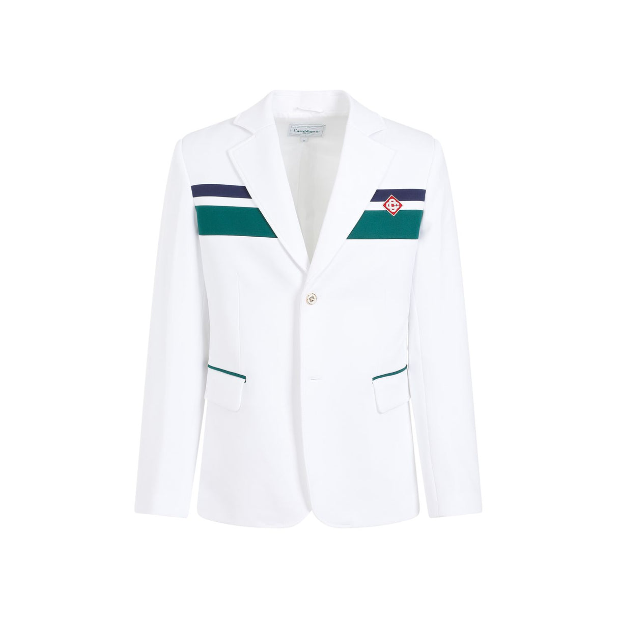 CASABLANCA White Tailored Jacket for Men - SS24 Collection