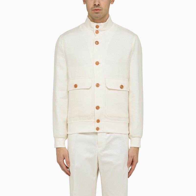 Áo khoác nhẹ trắng nam dành cho mùa xuân/hè 2024