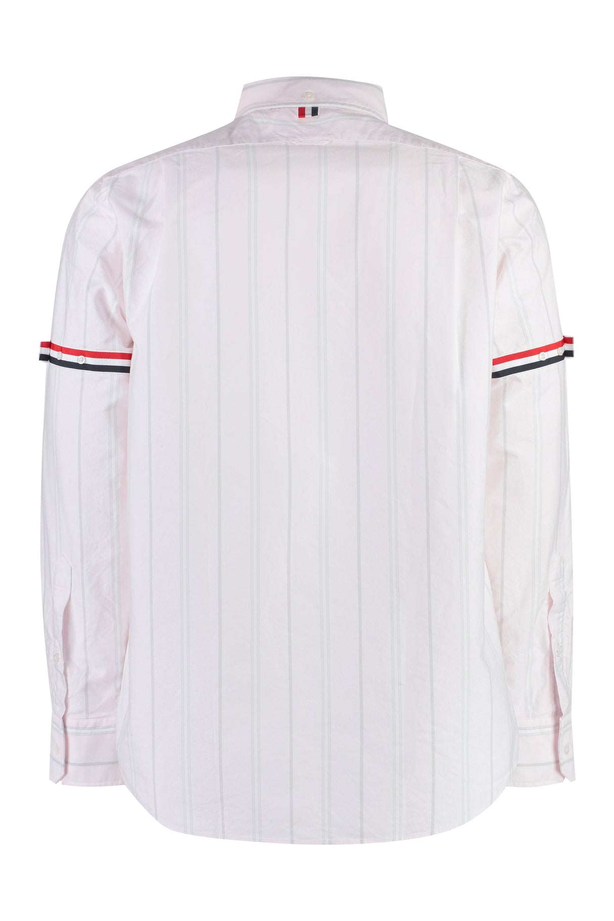 THOM BROWNE Tricolor Striped Cotton Shirt for Men - FW23 Collection