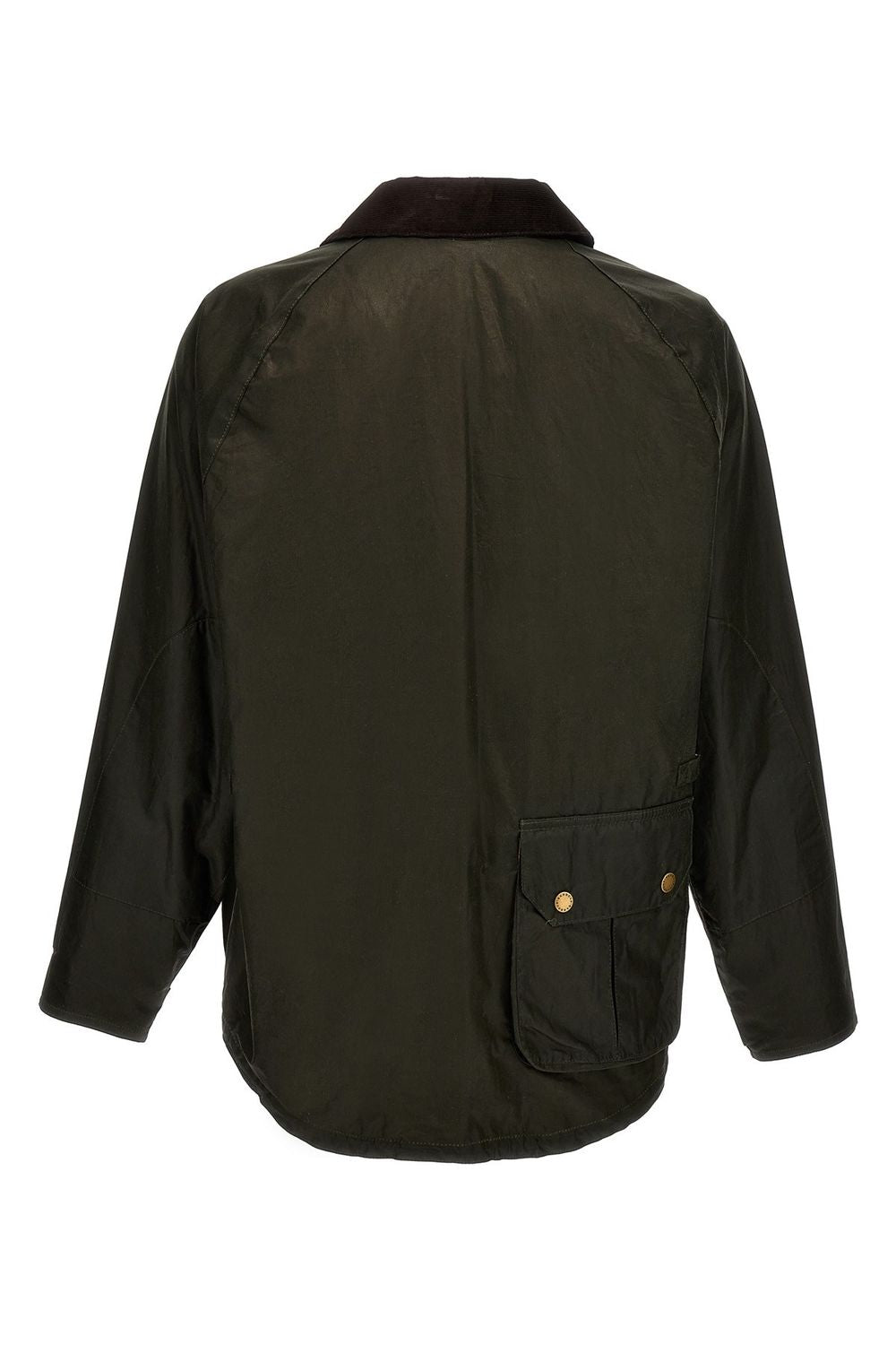 BARBOUR Green Waxed Jacket for Men - SS24 Collection