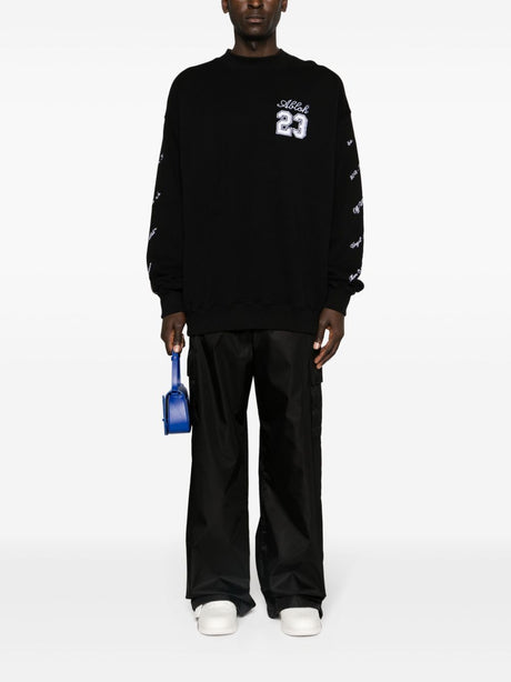 OFF-WHITE Fashionably Sleek 24SS Black Men's Sweater