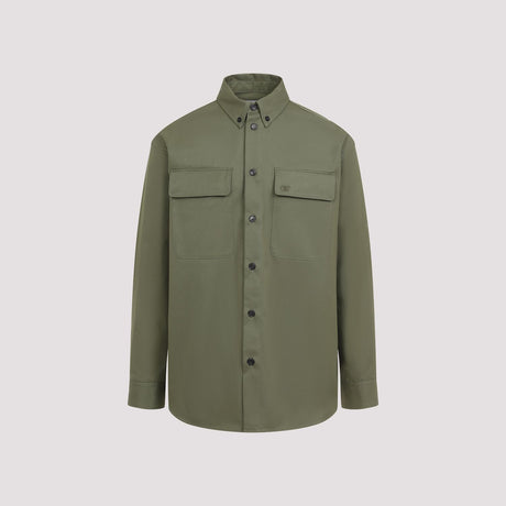 OFF-WHITE Contemporary Military-Style Shirt