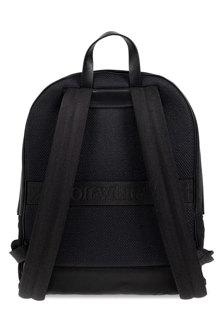 OFF-WHITE Core Patches Round Leather Backpack