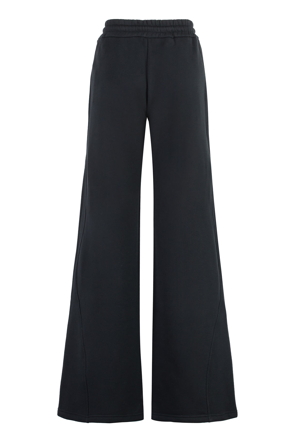 OFF-WHITE Black Cotton Trousers for Women - FW23 Collection