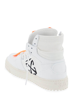 OFF-WHITE 3.0 Off-Court Women's Sneaker in Smooth Leather and Fabric Inserts