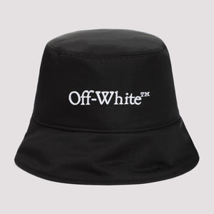 OFF-WHITE Black Bookish Bucket Hat for Women - SS24 Collection