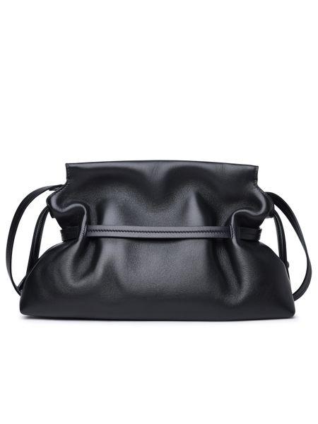 OFF-WHITE Black Leather Shoulder Handbag for Women - SS24 Collection