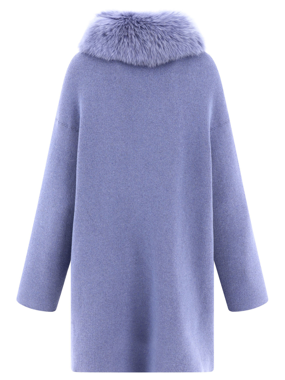 FW23 女款羊毛/羊绒外套 - 浅蓝色
