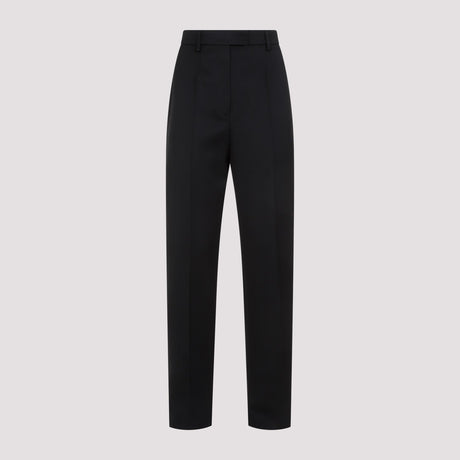 Black Wool Trousers for Women (SS24)