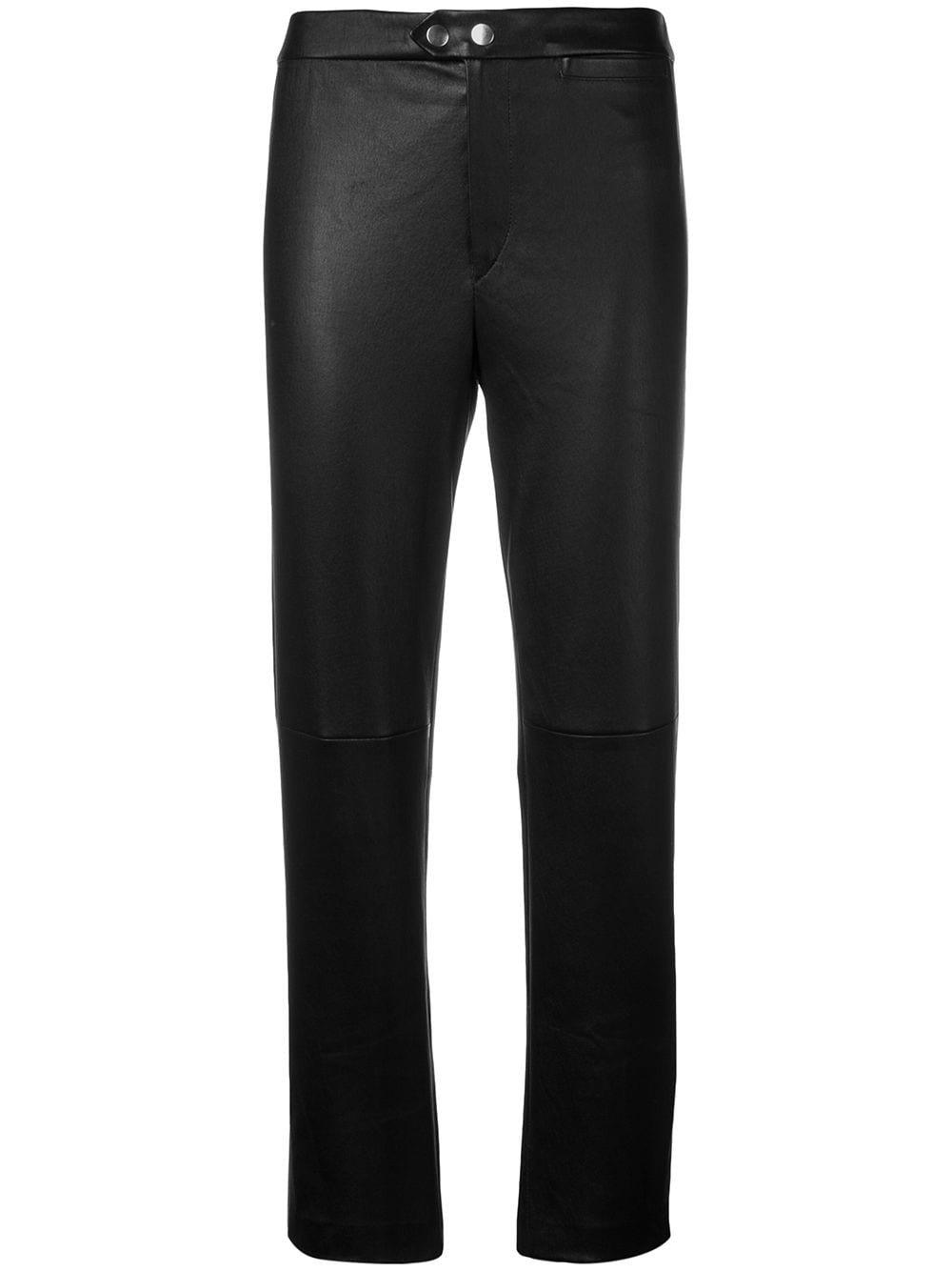 ISABEL MARANT Black Leather Pants for Women - SS19 Collection