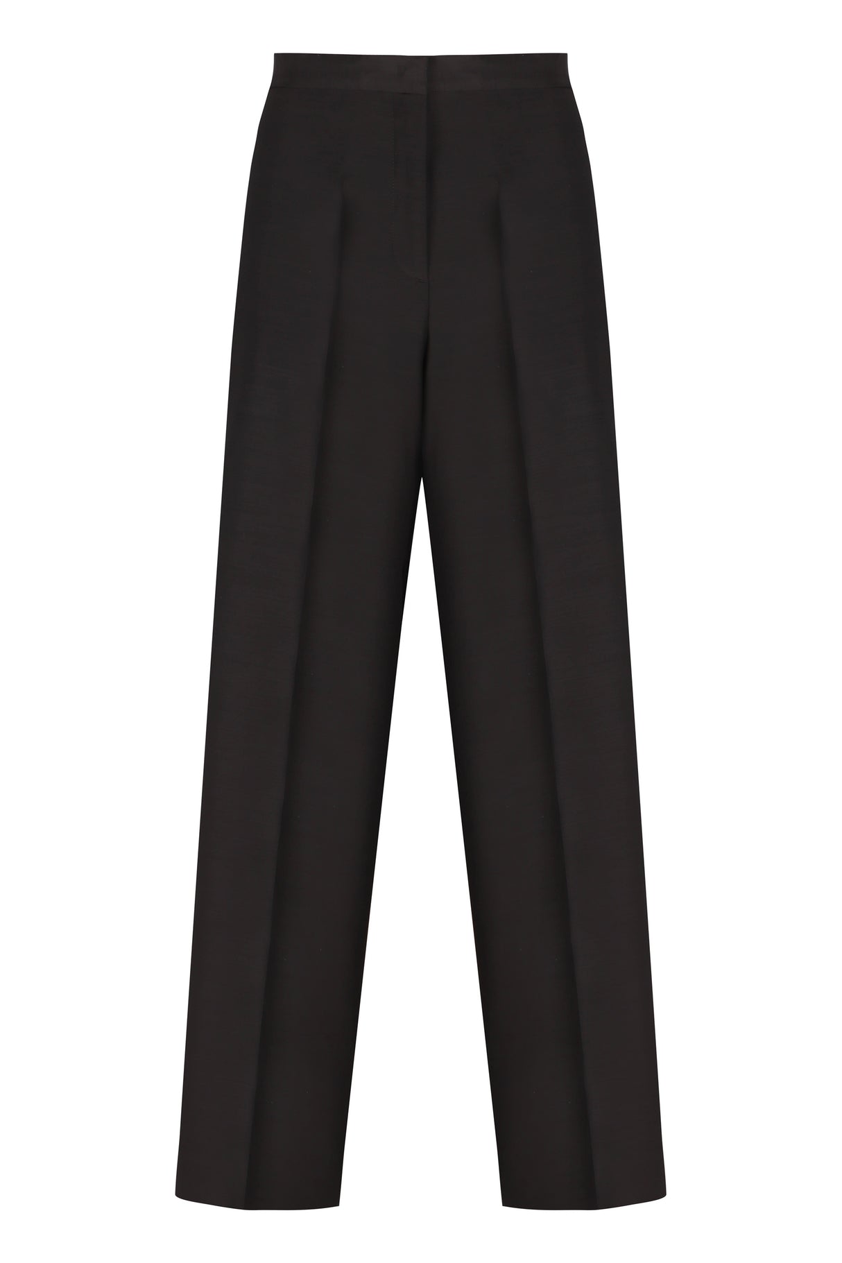 女式黑色絲羊毛褲（SS24）