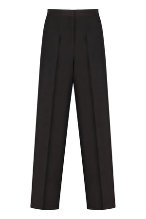 女式黑色絲羊毛褲（SS24）