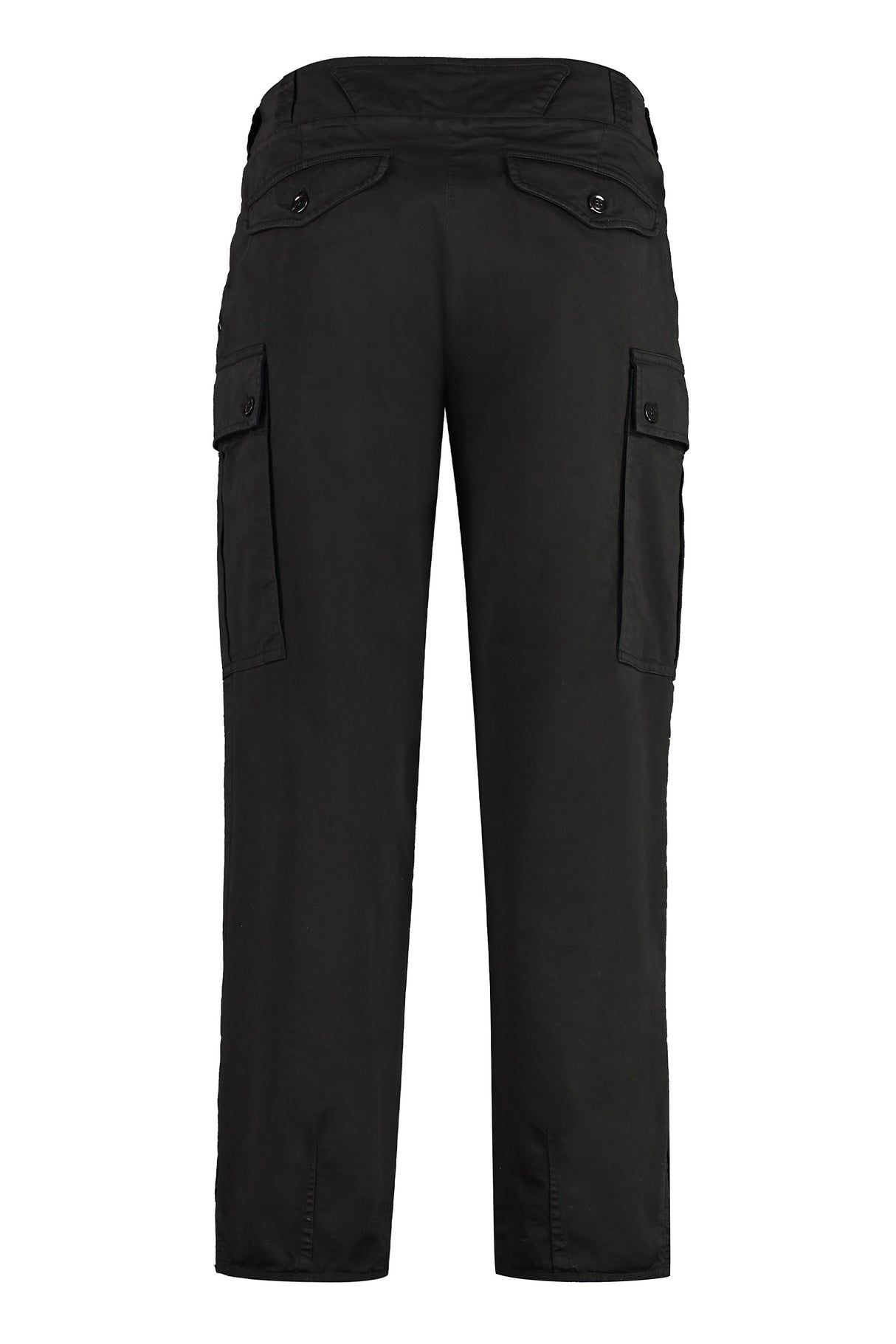 TOM FORD Stretch Cotton Cargo Trousers with Side Slits