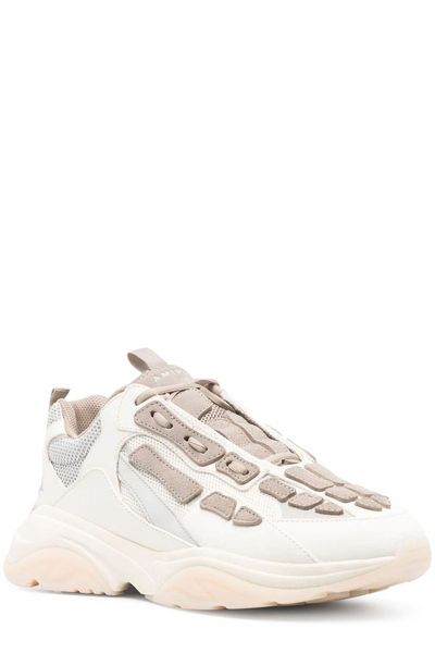AMIRI Bold and Luxurious Brushed Suede Skeleton Patch Sneakers for Men