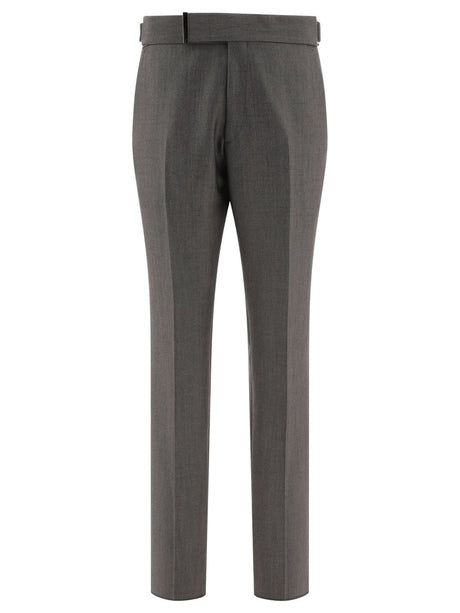 TOM FORD Luxury Wool-Mohair Blend Trousers