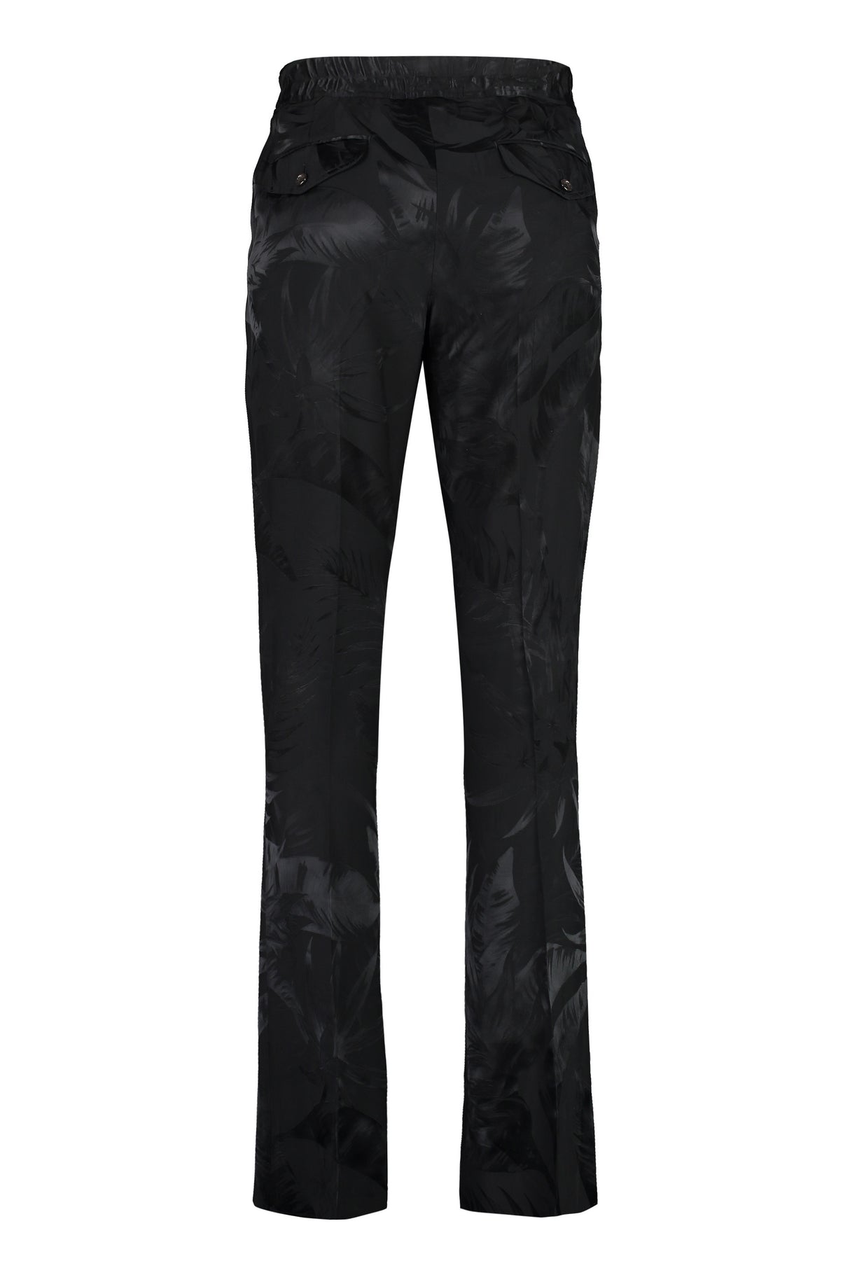 TOM FORD Floral Jacquard Men's Trousers for Spring/Summer 2024