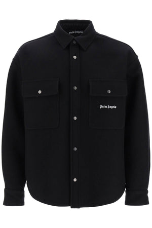 Áo khoác blazer nam màu đen cho mùa thu/đông 2024 bởi Palm Angels