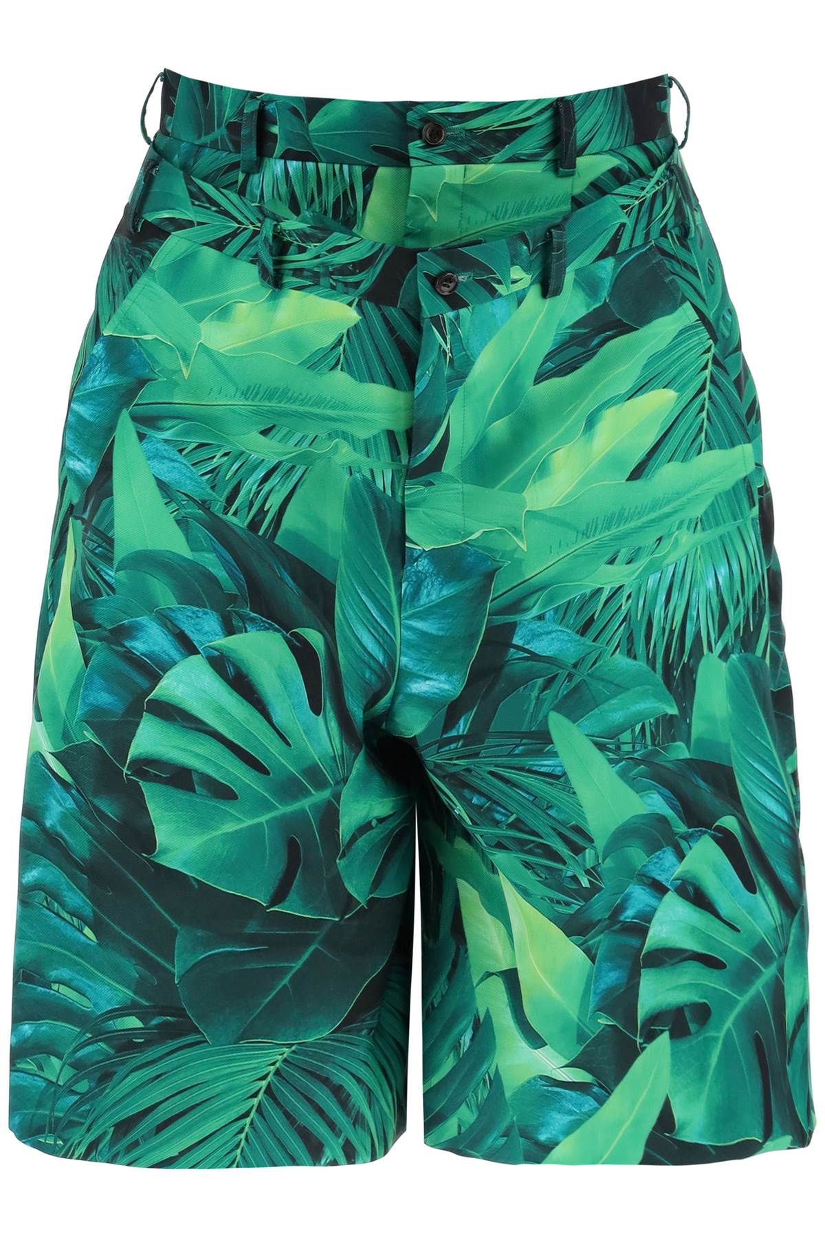 JUNGLE BERMUDA WITH DOUBLE LAYER