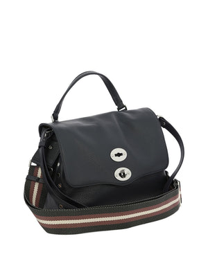 ZANELLATO Navy Leather Handbag for Women - Carry All Your Essentials in Style