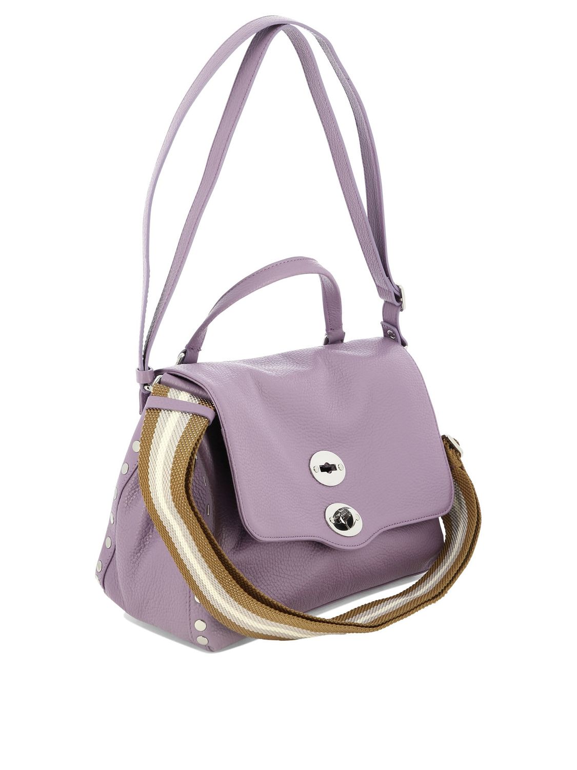 ZANELLATO Stylish Purple Leather Handbag for Women