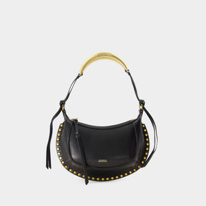 ISABEL MARANT Sophisticated Black Leather Shoulder Bag for Women - SS24 Collection