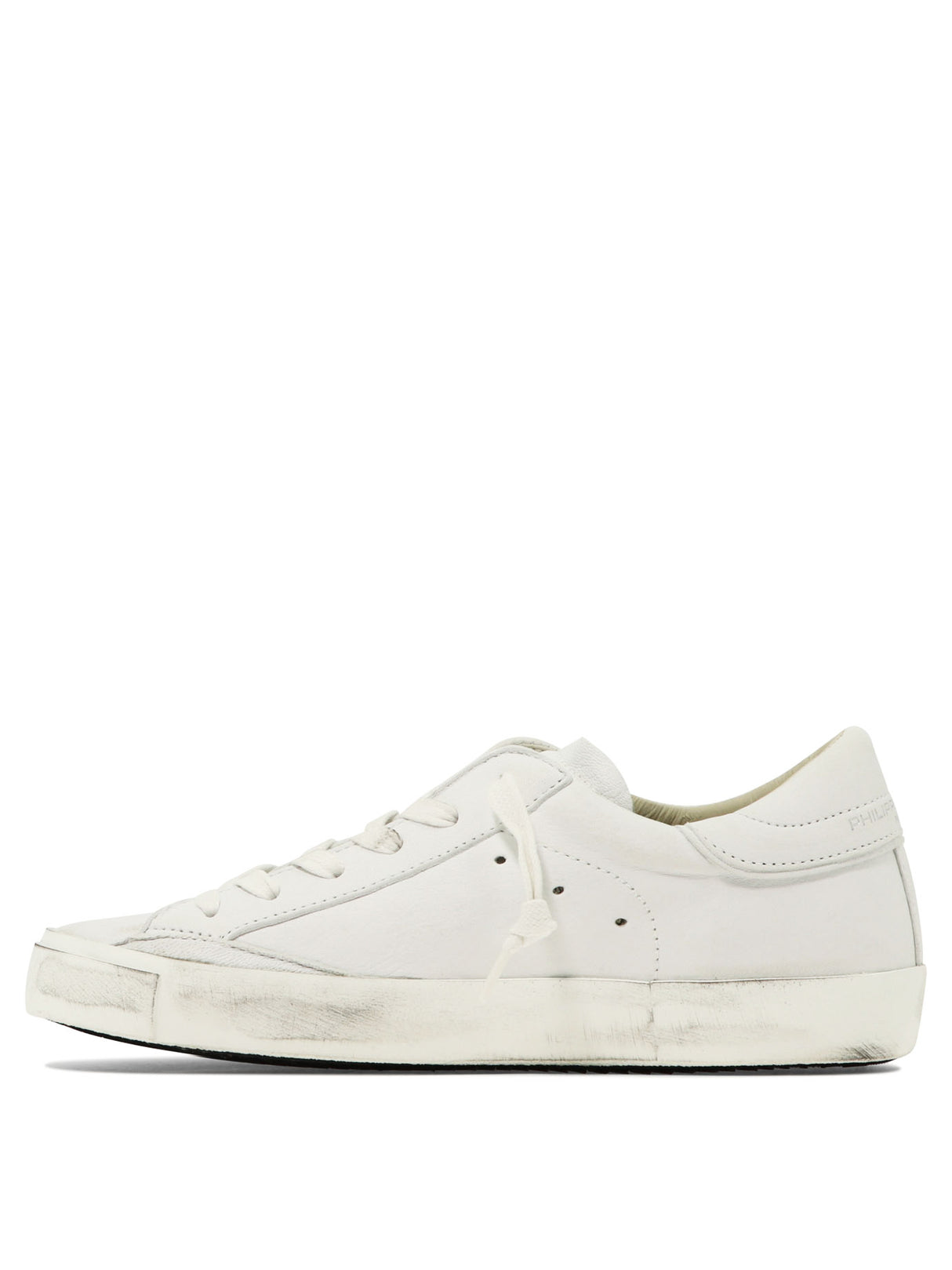 Giày Sneakers da màu trắng thời trang cho phụ nữ - Bộ sưu tập SS24