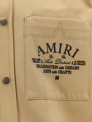 AMIRI Men's Sepiatint Arts District Camp Shirt