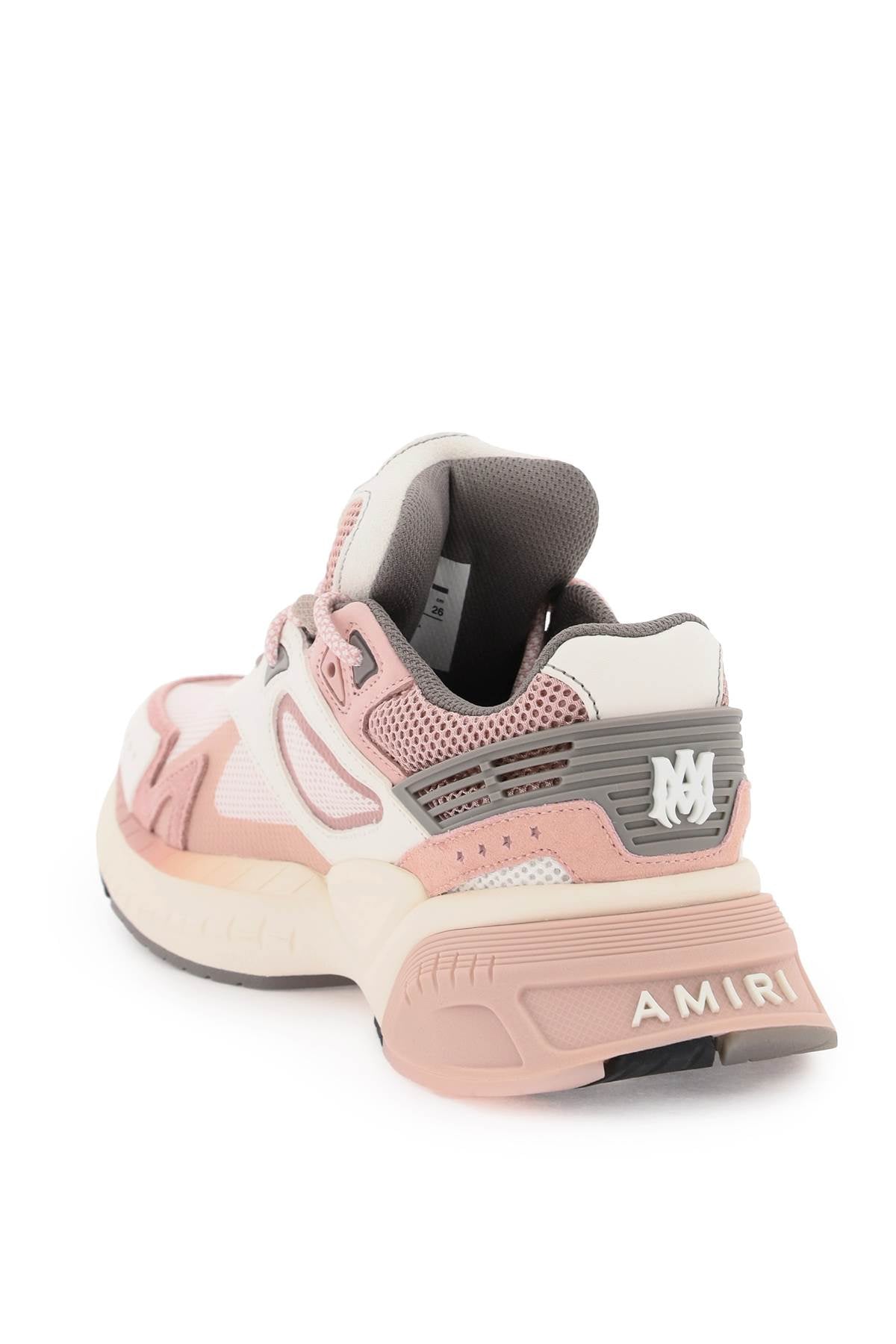 MA DI Sneakers Điểm Xuyết Da và Lưới Màu Sắc Pha Trộn Cho Nữ - Mùa Xuân/Hạ 2024