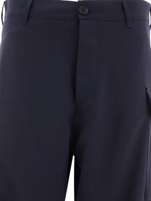 MARNI TROPICAL WOOL TROUSERS - Navy
