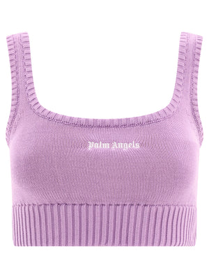 PALM ANGELS "CLASSIC LOGO" KNIT TOP