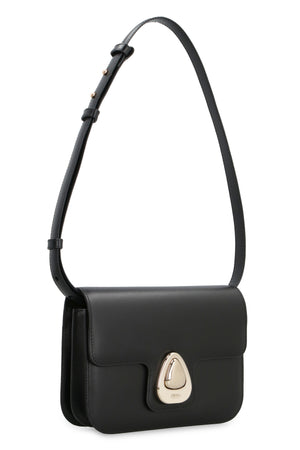 Astra Leather Small Handbag - Black