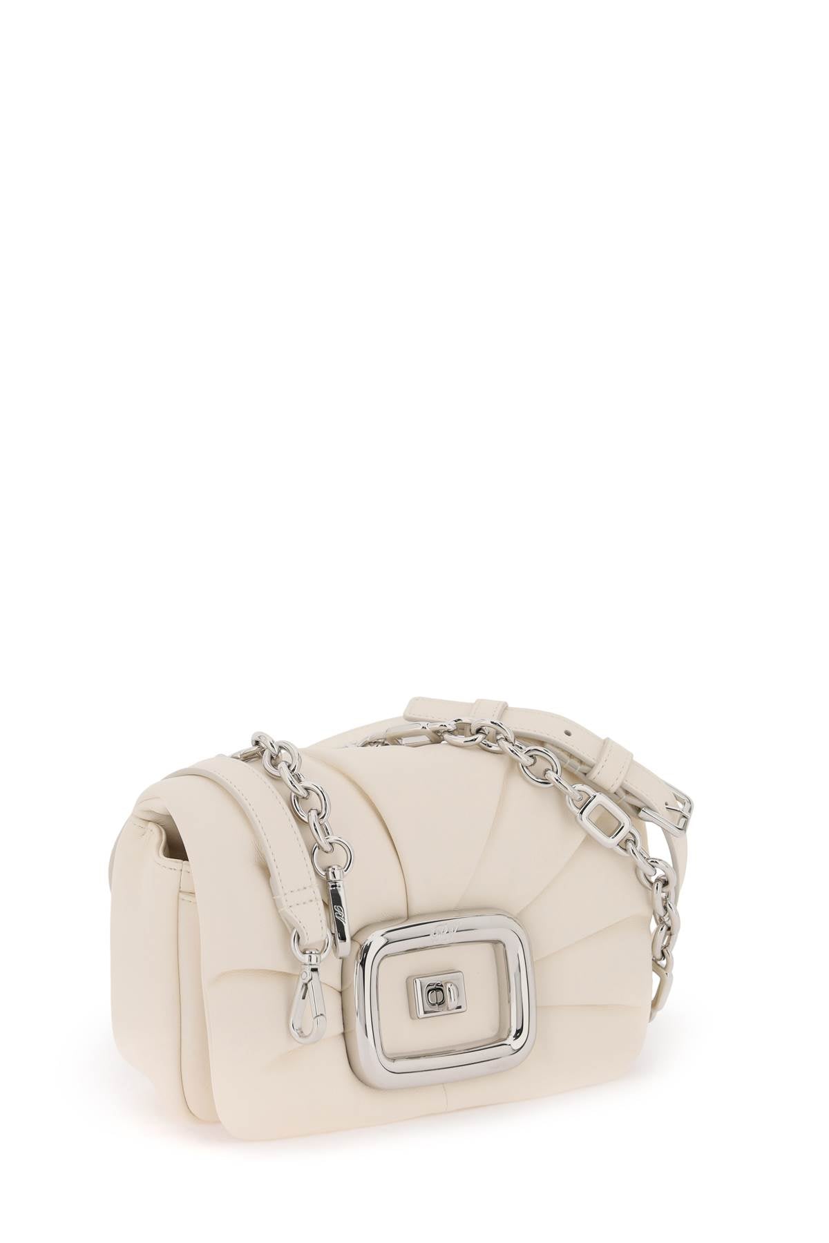 ROGER VIVIER Viv' Chic Shoulder Handbag in White - Spring/Summer 2024 Collection