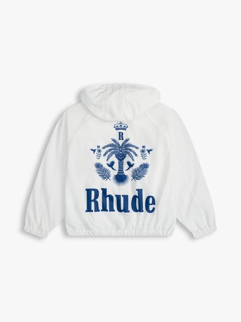 RHUDE White Palm Track Jacket for Men - SS24 Collection