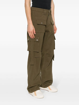 經典橄欖色男士貨物褲 - SS24系列