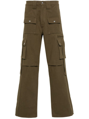 經典橄欖色男士貨物褲 - SS24系列