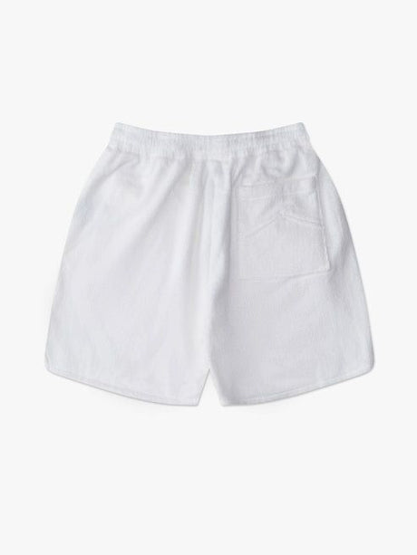 RHUDE White Towel Shorts for Men - SS24