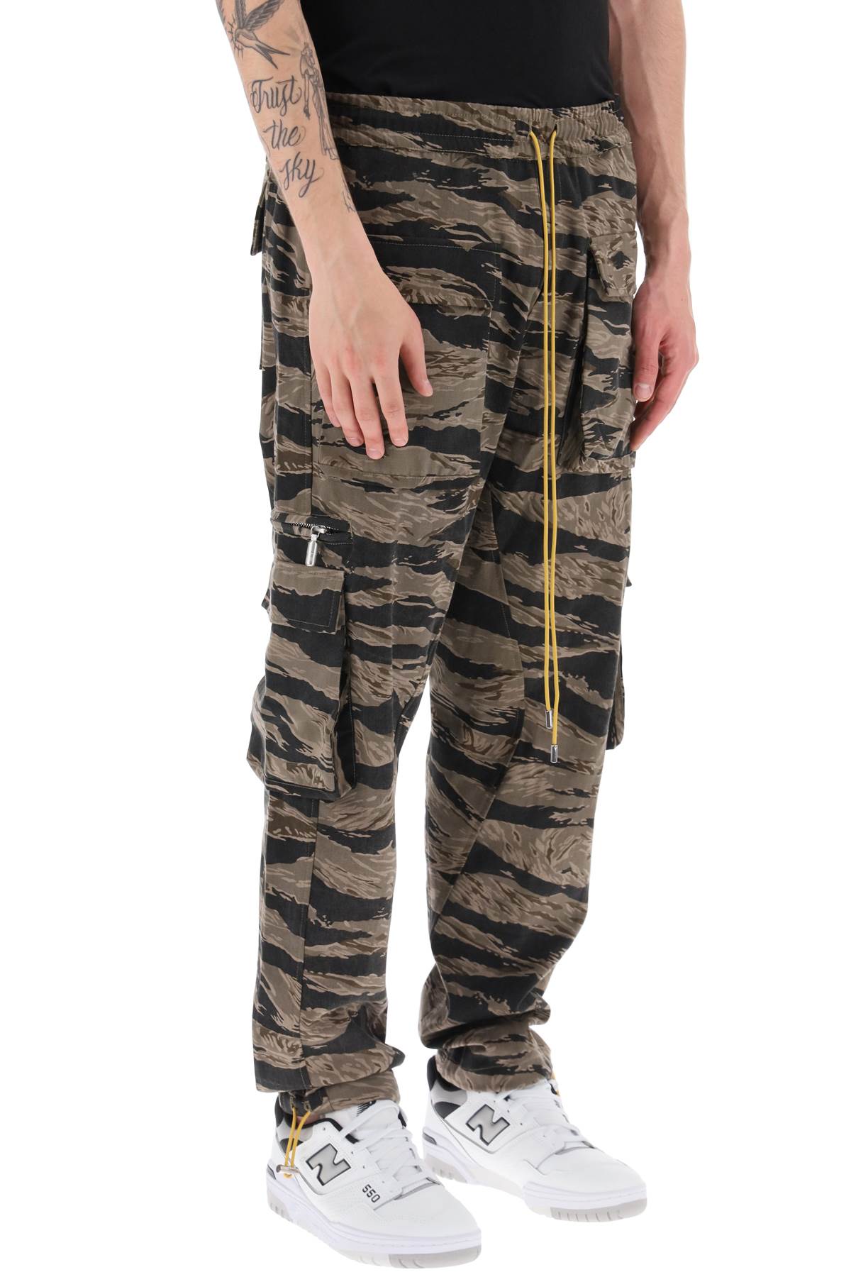 RHUDE Tiger Camo Cargo Pants for Men - SS23 Collection