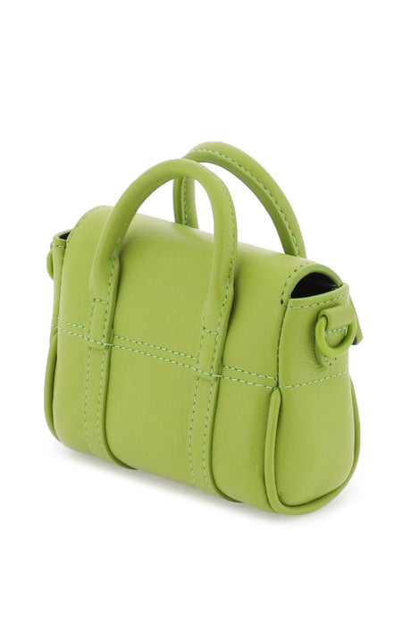 FW23コレクション: 女性のためのグリーンマイクロベイズウォーターハンドバッグ