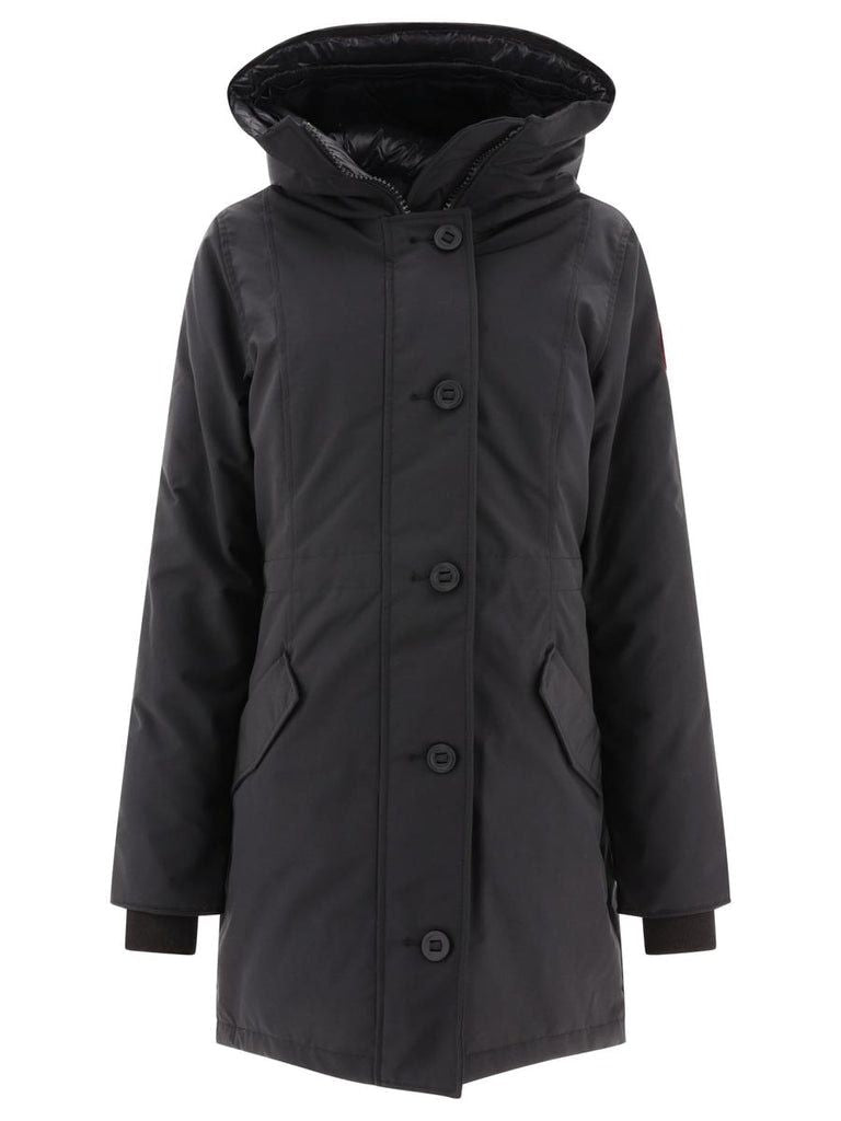 CANADA GOOSE Black Parka Jacket for Women - Winter FW23 Collection