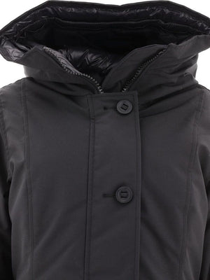 CANADA GOOSE Black Parka Jacket for Women - Winter FW23 Collection