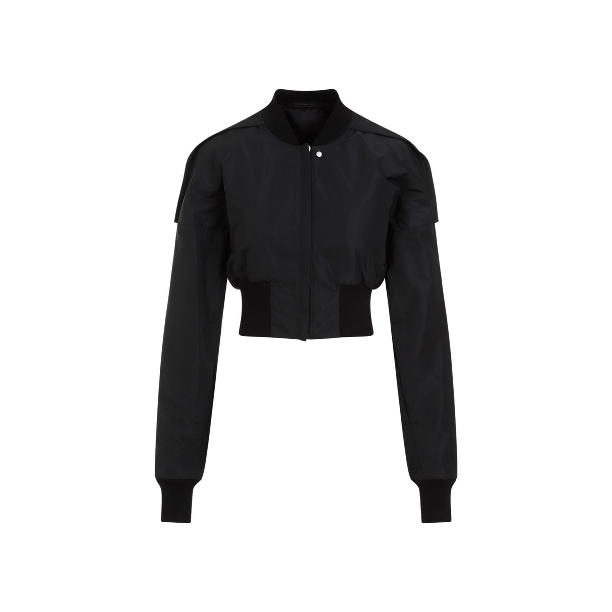 RICK OWENS Black Collage Bomber Jacket for Women - SS24