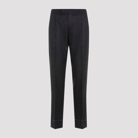 BRIONI Melbourne Tailored Wool Trousers