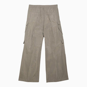 Wide Cargo Trousers in Pearl Grey for Men - RICK OWENS SS24 Collection