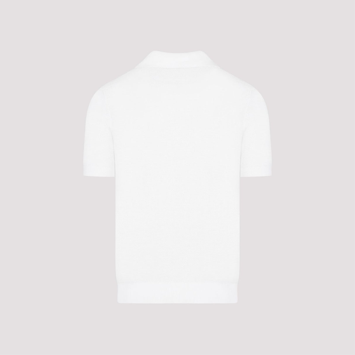 白色棉質男士POLO衫 - 2024春夏季