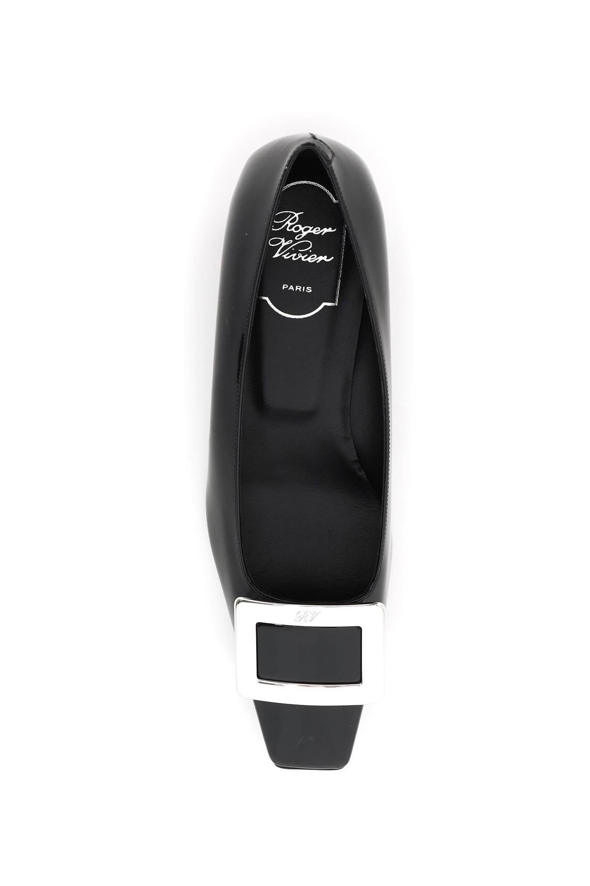 ROGER VIVIER Black Leather Pumps for Women | Spring/Summer 2024 Collection