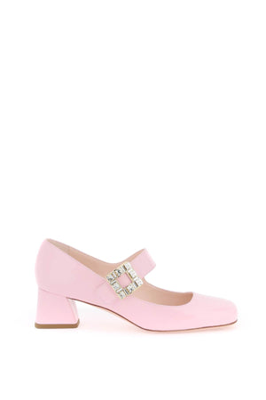 Elegant Pink Patent Leather Pumps for Women from Roger Vivier